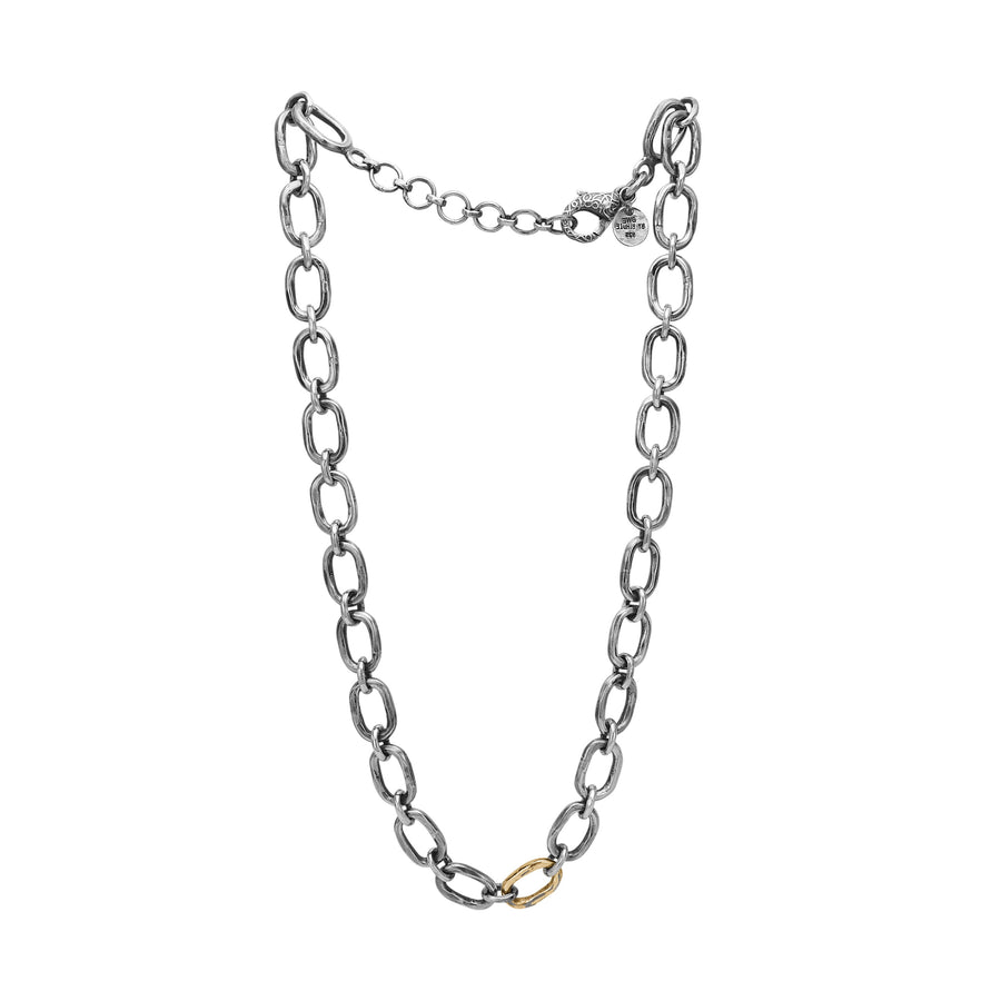 ByBirdie Samsara Golden Link Halskæde (44-48cm) halskæde produktbillede 1