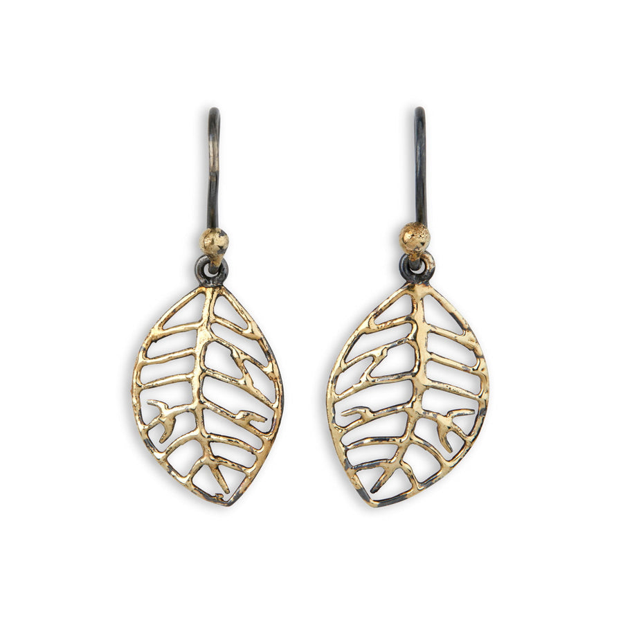ByBirdie Beech Golden Autumn Ørehængere øreringe produktbillede 1