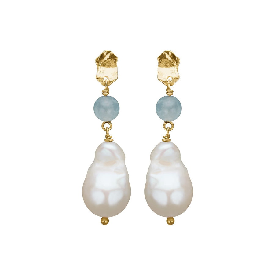 ByBirdie Naja Aqua Pearl hos Petersen Ure Smykker - produktbillede