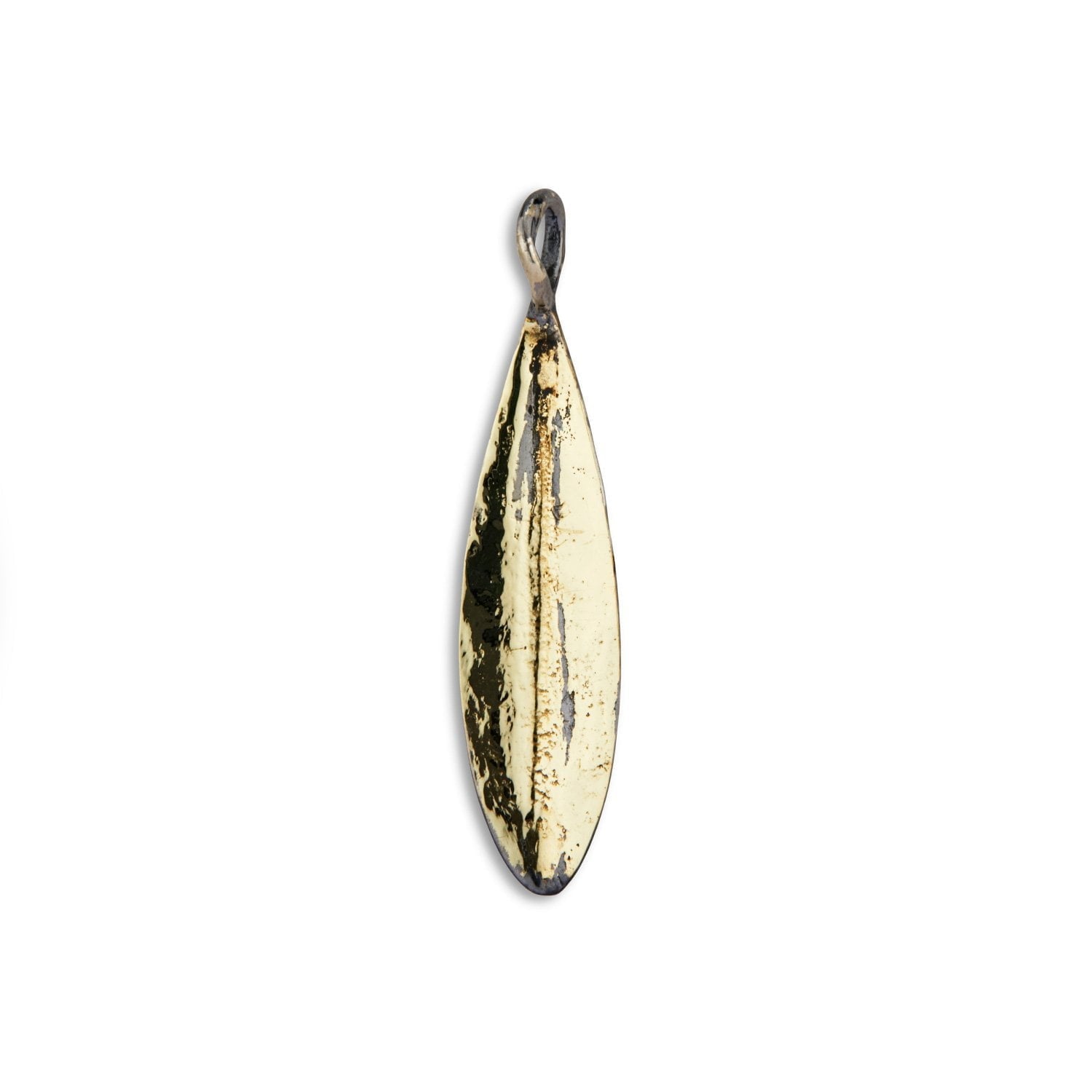 Olive Leaf Golden Vedhæng – Smykke i sølv fra ByBirdie – Varenr. '5090243