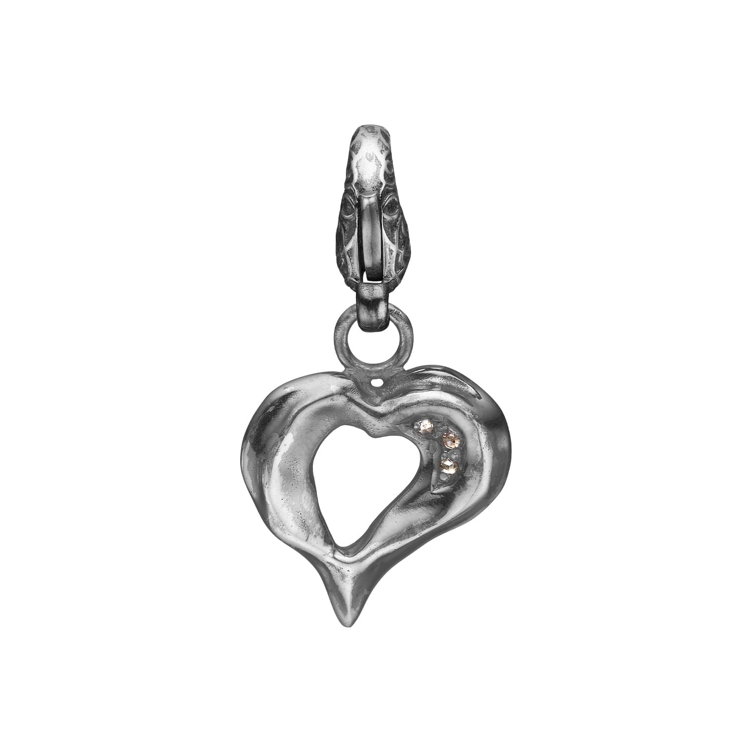 By Birdie Tundra Heart Charm