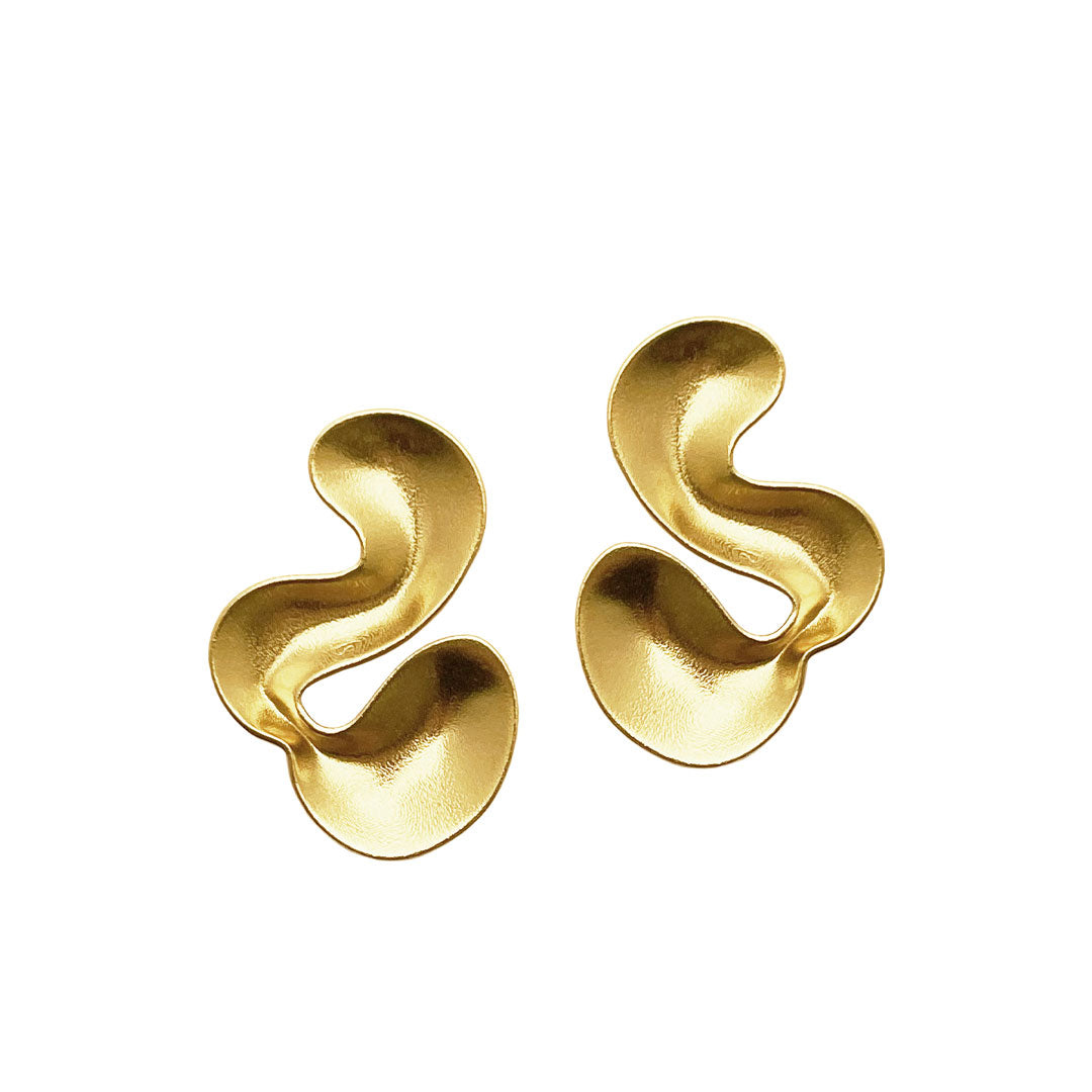 Heiring - ELARA Earring wide - Goldplated