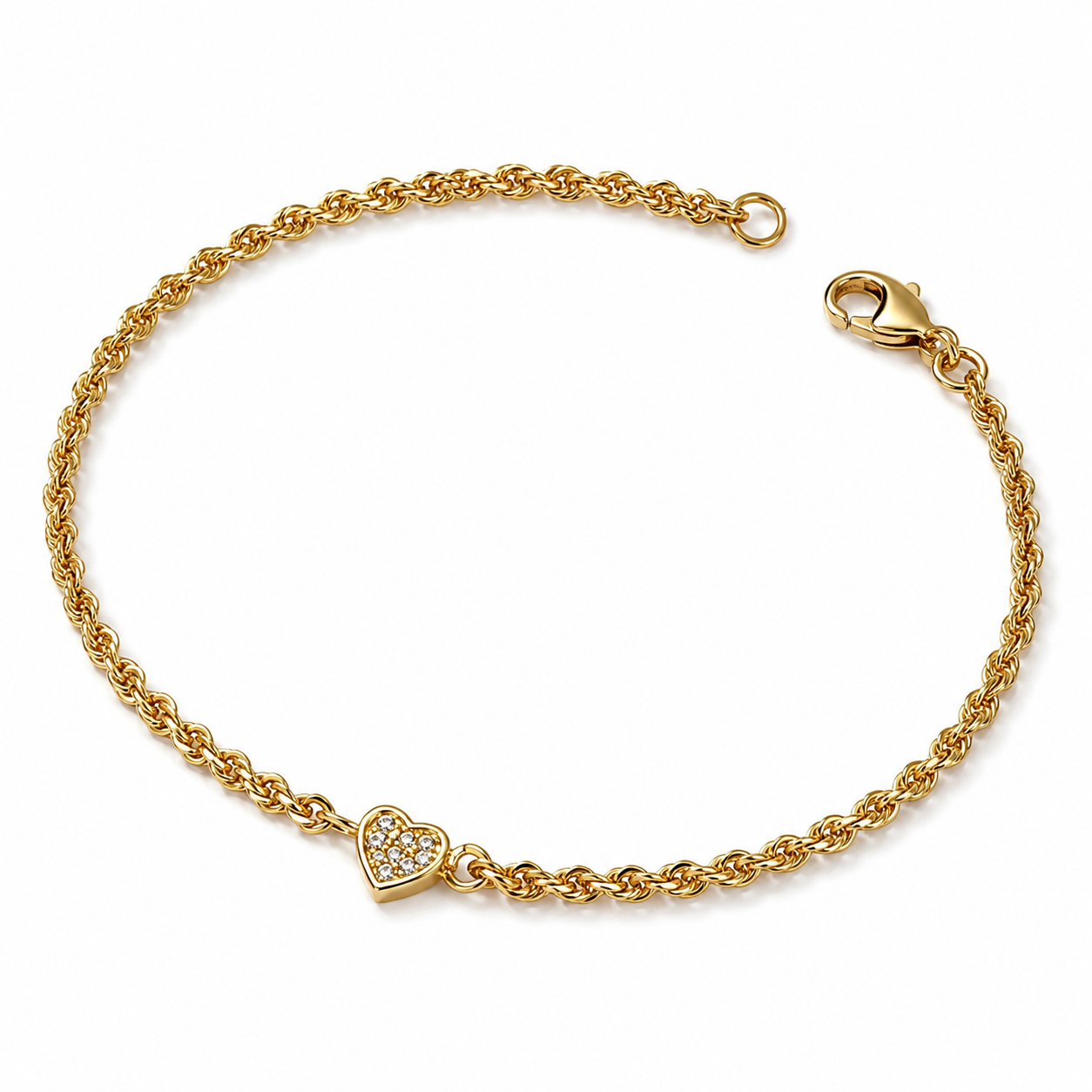 Lene Visholm Armbånd 14 kt Rødguld Diamant 0,04 ct B600-1RG billede 1