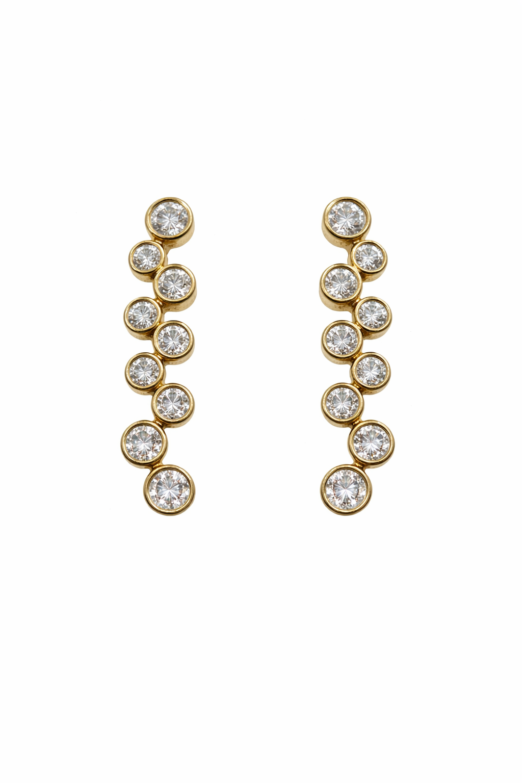 L&G Ørestikker 14 karat DOTS bevægelige 0,29 carat WSI