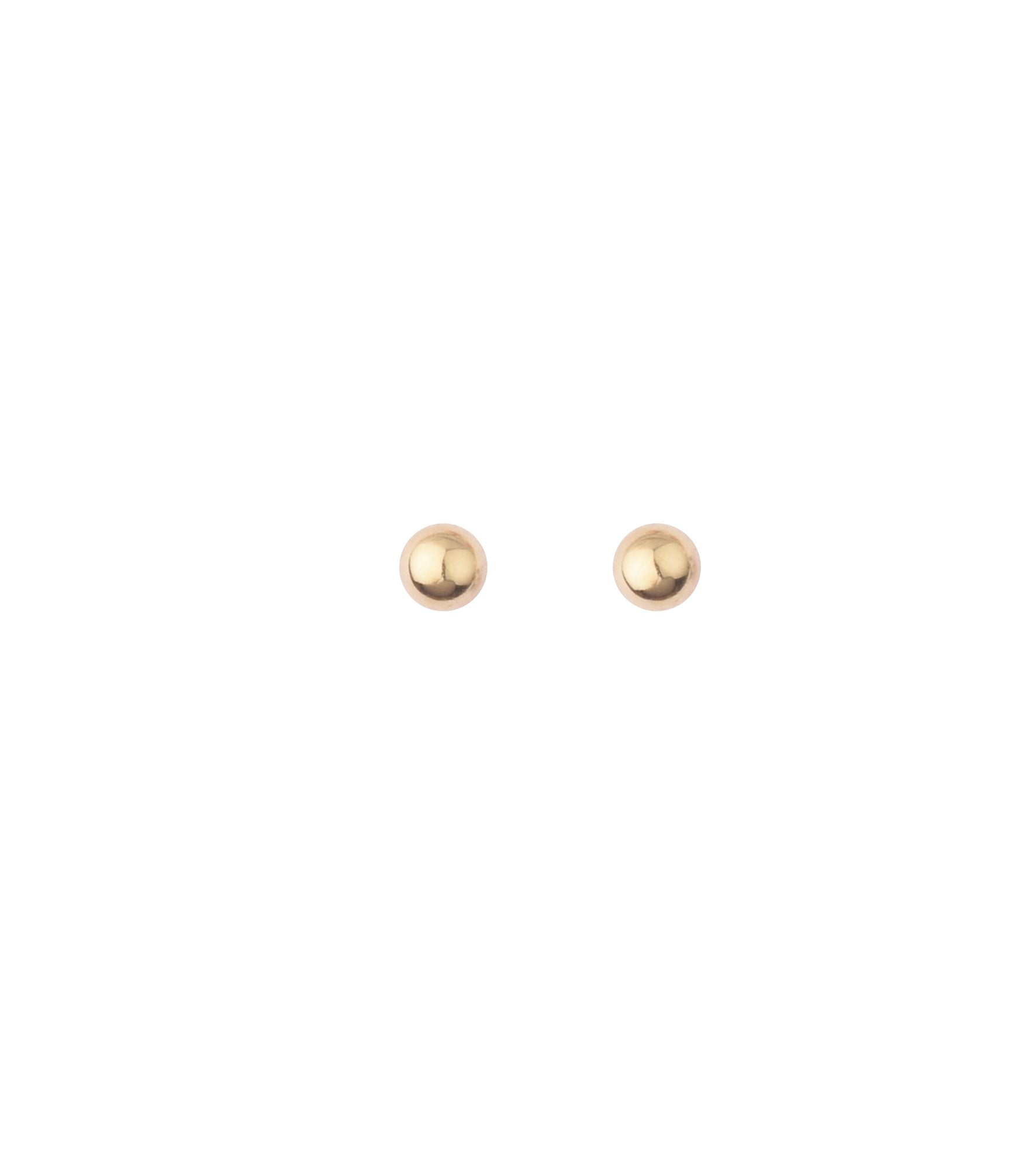 L&G - Ørestik 8 karat kugle 3mm