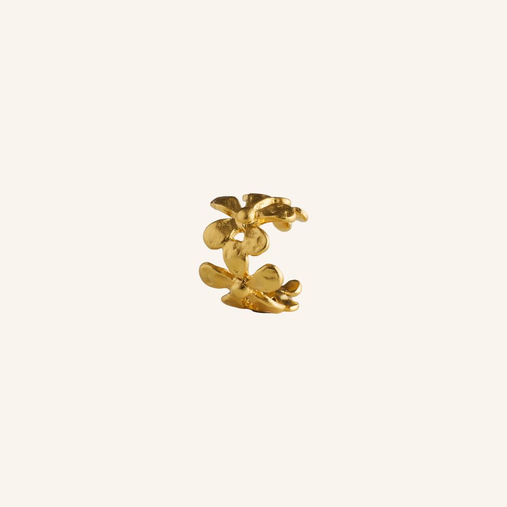 Pernille Corydon Wild Poppy Earcuff Forgyldt, fra Pernille Corydon