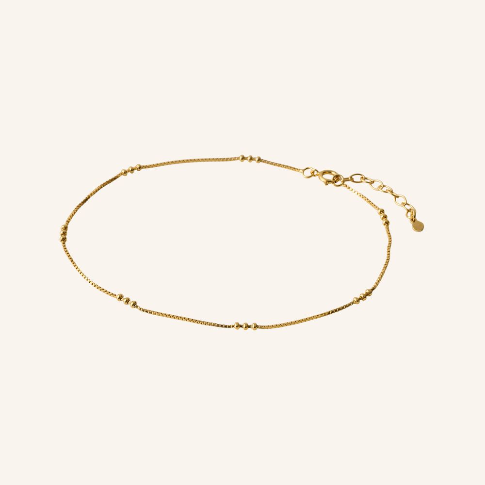 Pernille Corydon Eva Anklet Forgyldt