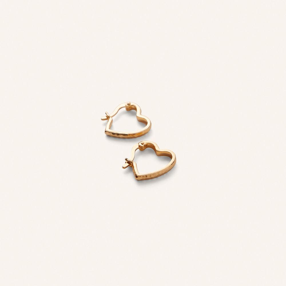 Pernille Corydon Small Affection Hoops Forgyldt