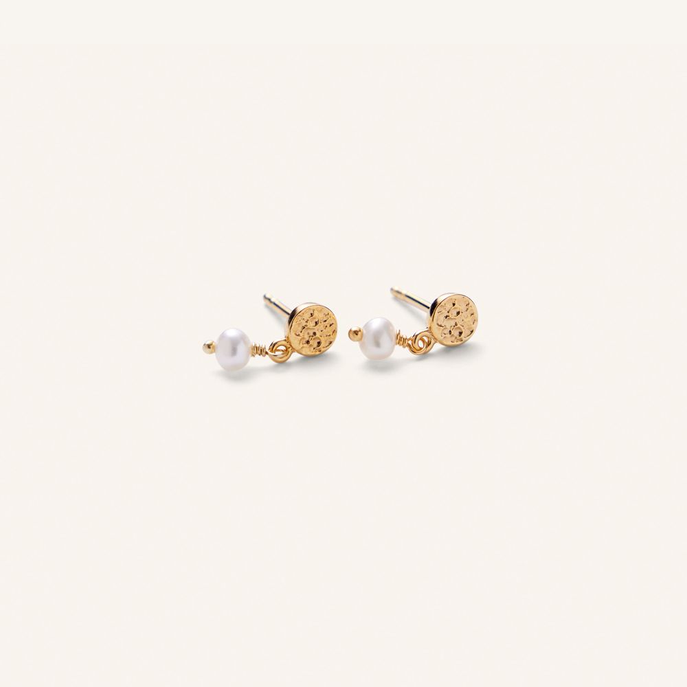 Pernille Corydon Ocean Nature Earsticks Forgyldt