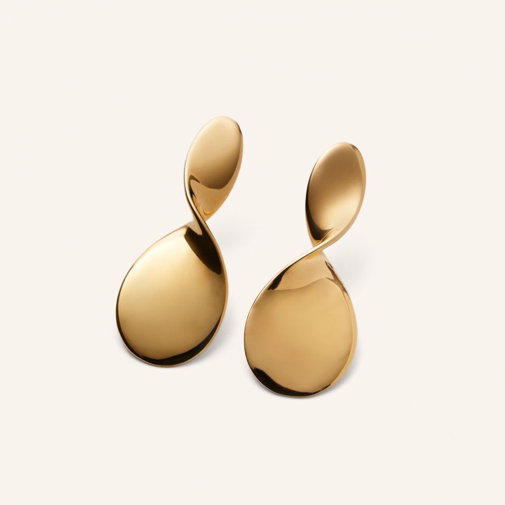 Pernille Corydon La Pausa Earrings Forgyldt