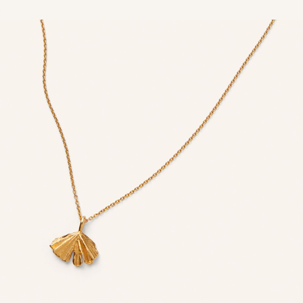 Pernille Corydon Autumn Leaf Necklace n-497-gp
