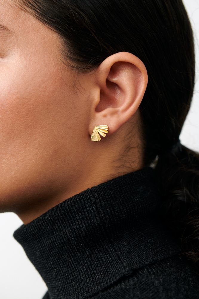 Pernille Corydon Autumn Leaf Earsticks