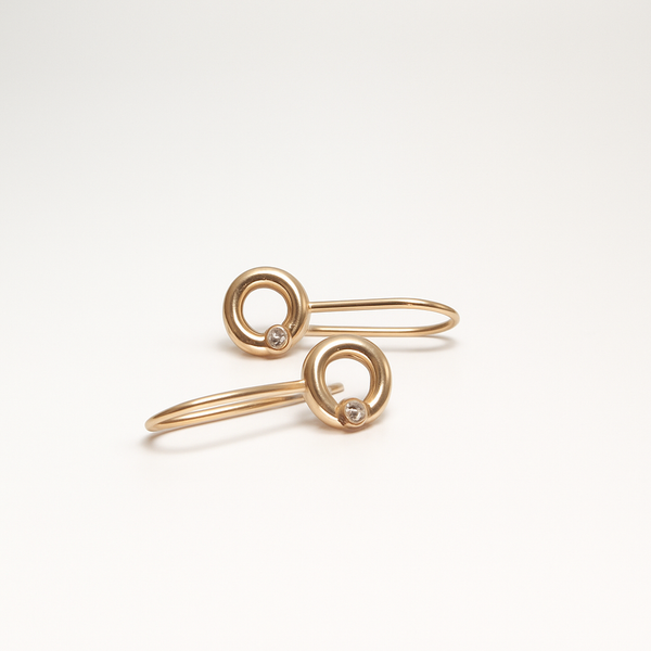 Heiring 14kt Guld Øreringe