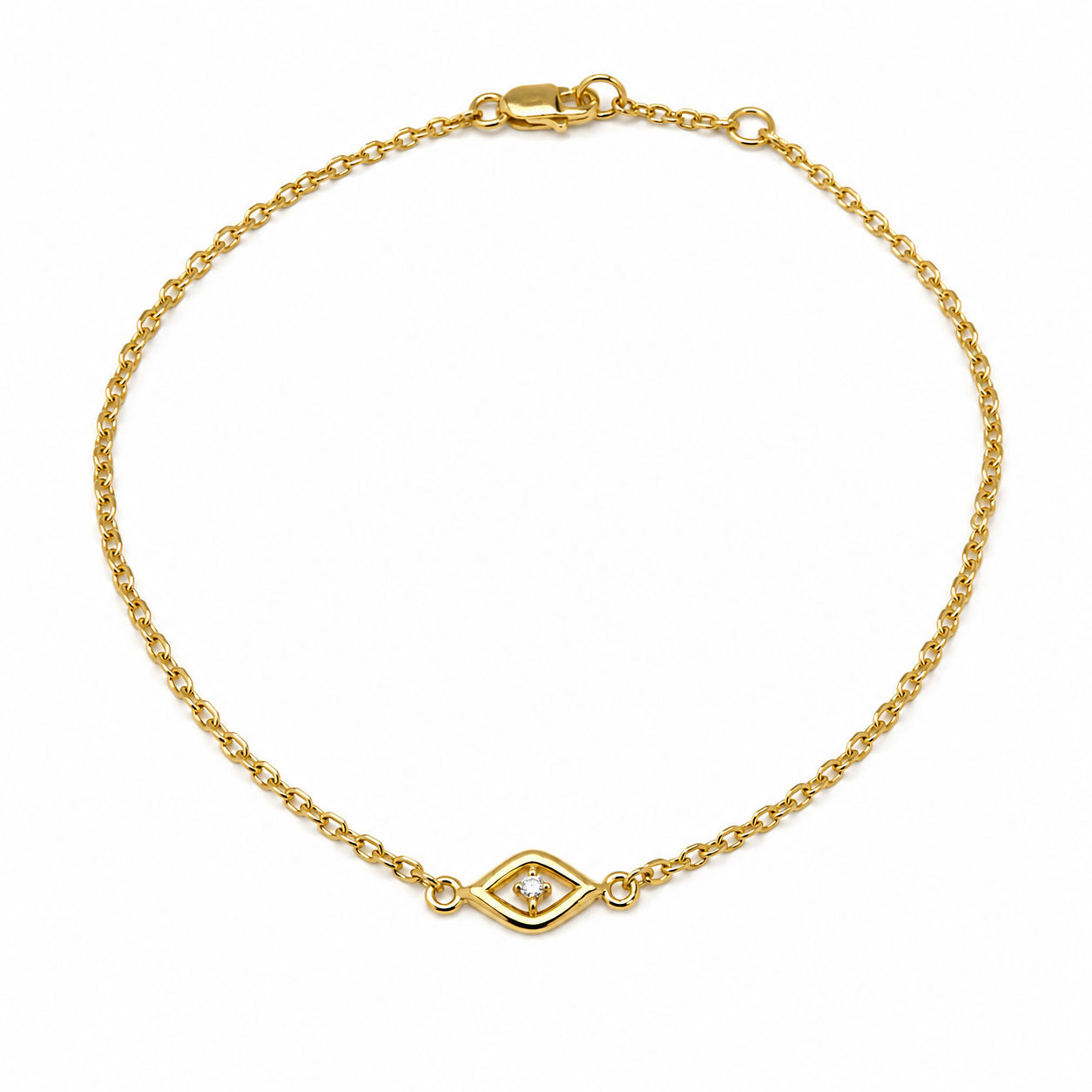 Blomster Jewelery armbånd M. Diamant 14KT.