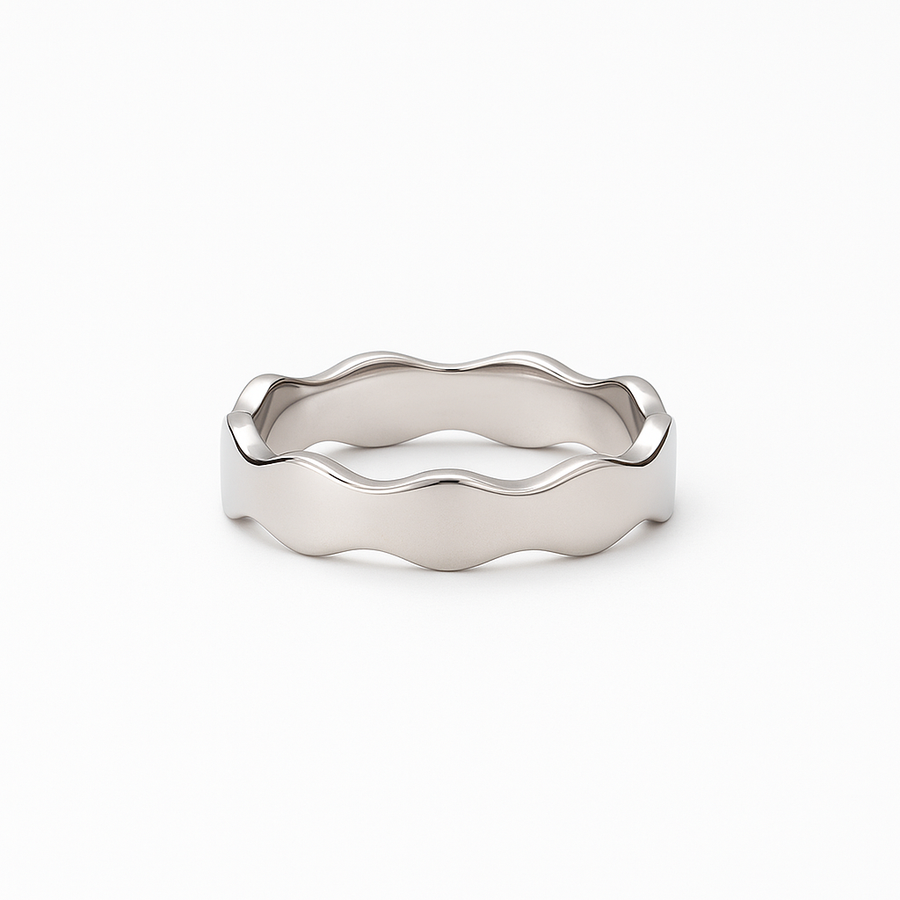 Hvidguld ring 14kt - str 54