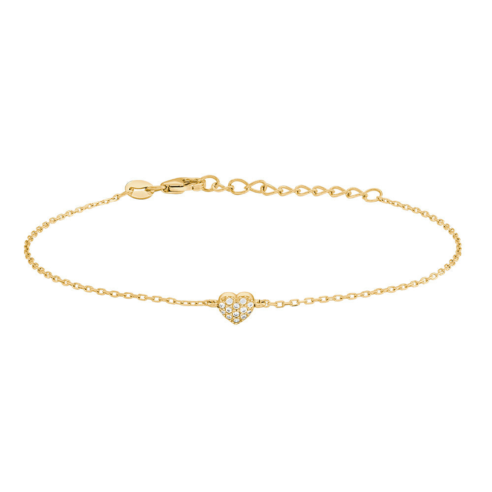 Forgyldt sølv armbånd ALMANOR  17+3cm – Armbånd i sølv fra Joanli Nor – Varenr. '80450595900