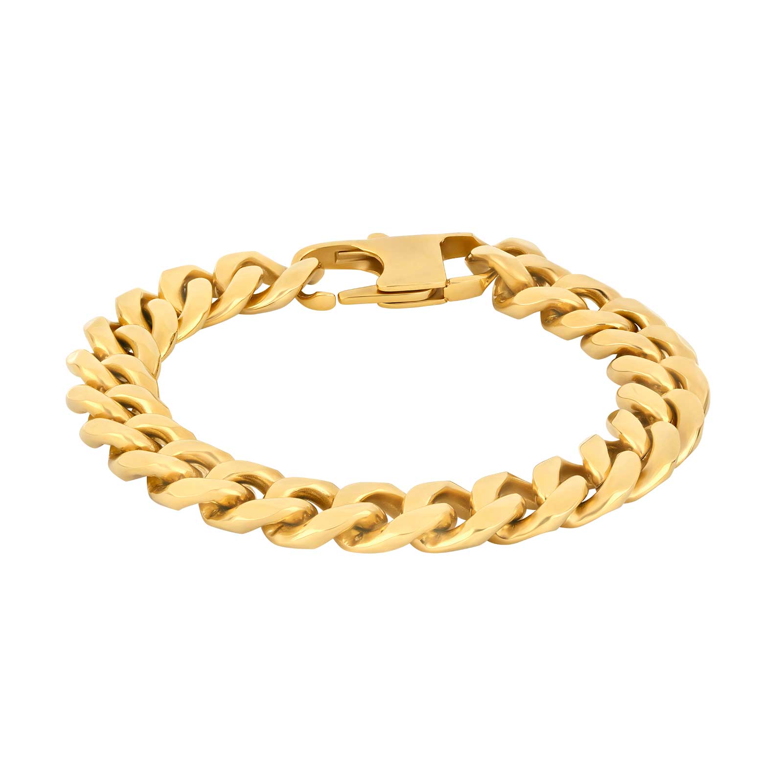 SON armbånd steel IP gold blank 19cm – Armbånd i sølv fra SON of NOA – Varenr. '80890122819