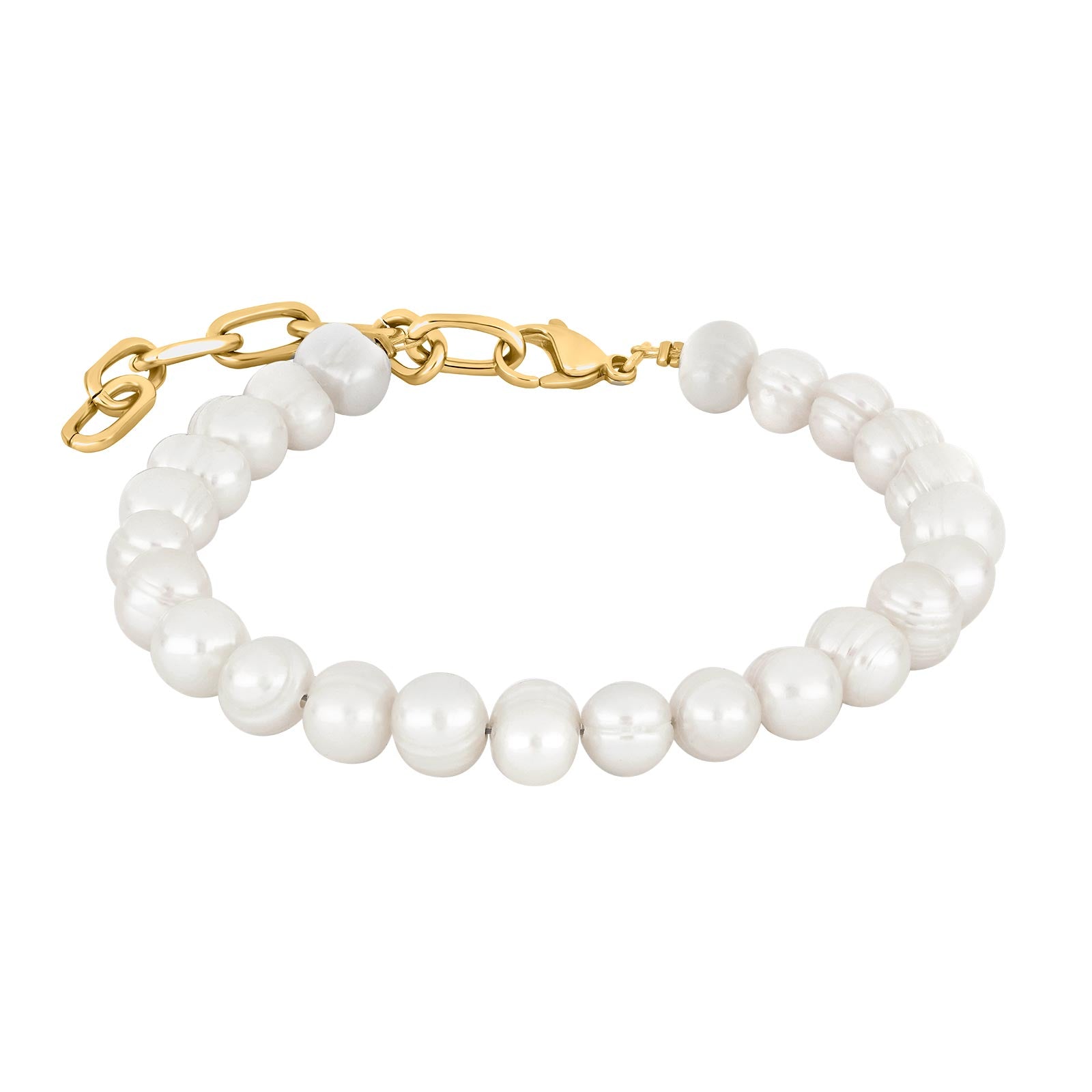 SON armbånd steel IP gold + FWP 23cm – Armbånd i sølv fra SON of NOA – Varenr. '80890172823