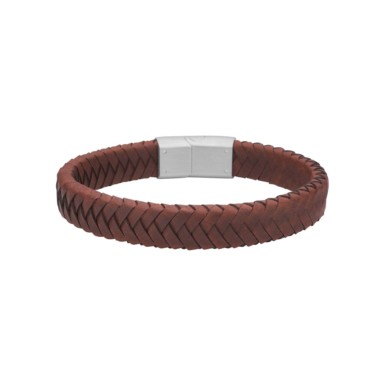 SON armbånd brun kalveskind 21cm, fra SON of NOA