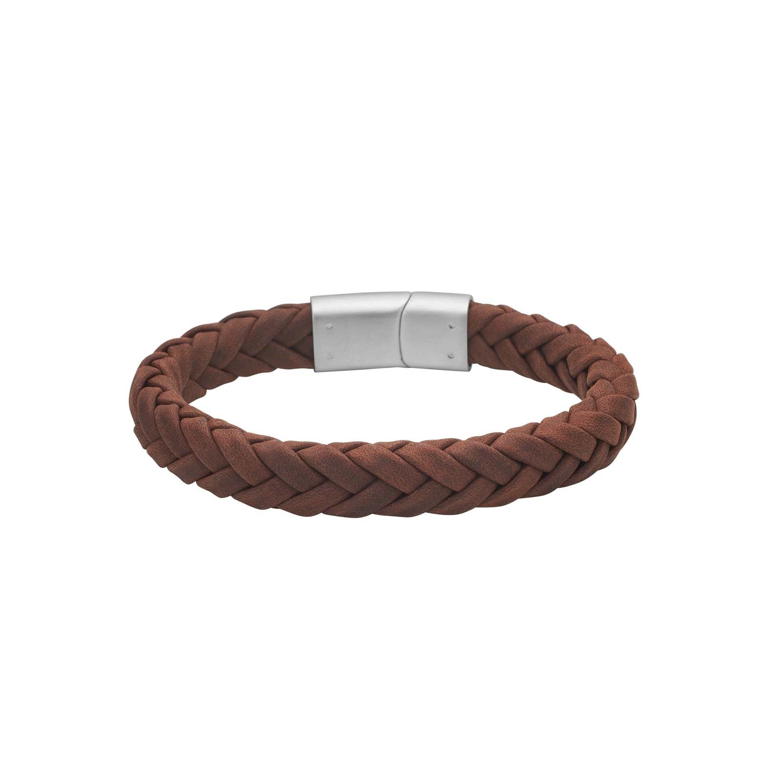 SON armbånd brun kalveskind 21 cm