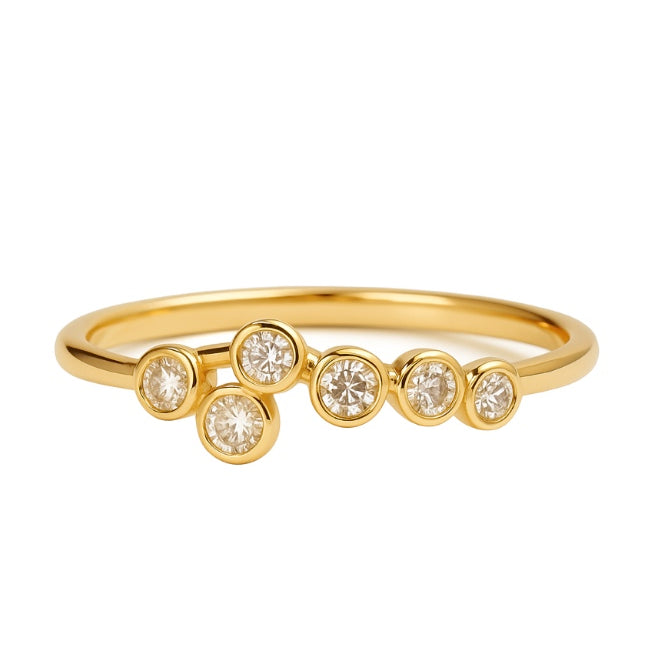 L&G Ring 14 karat DOTS 0,19 ct. WSI