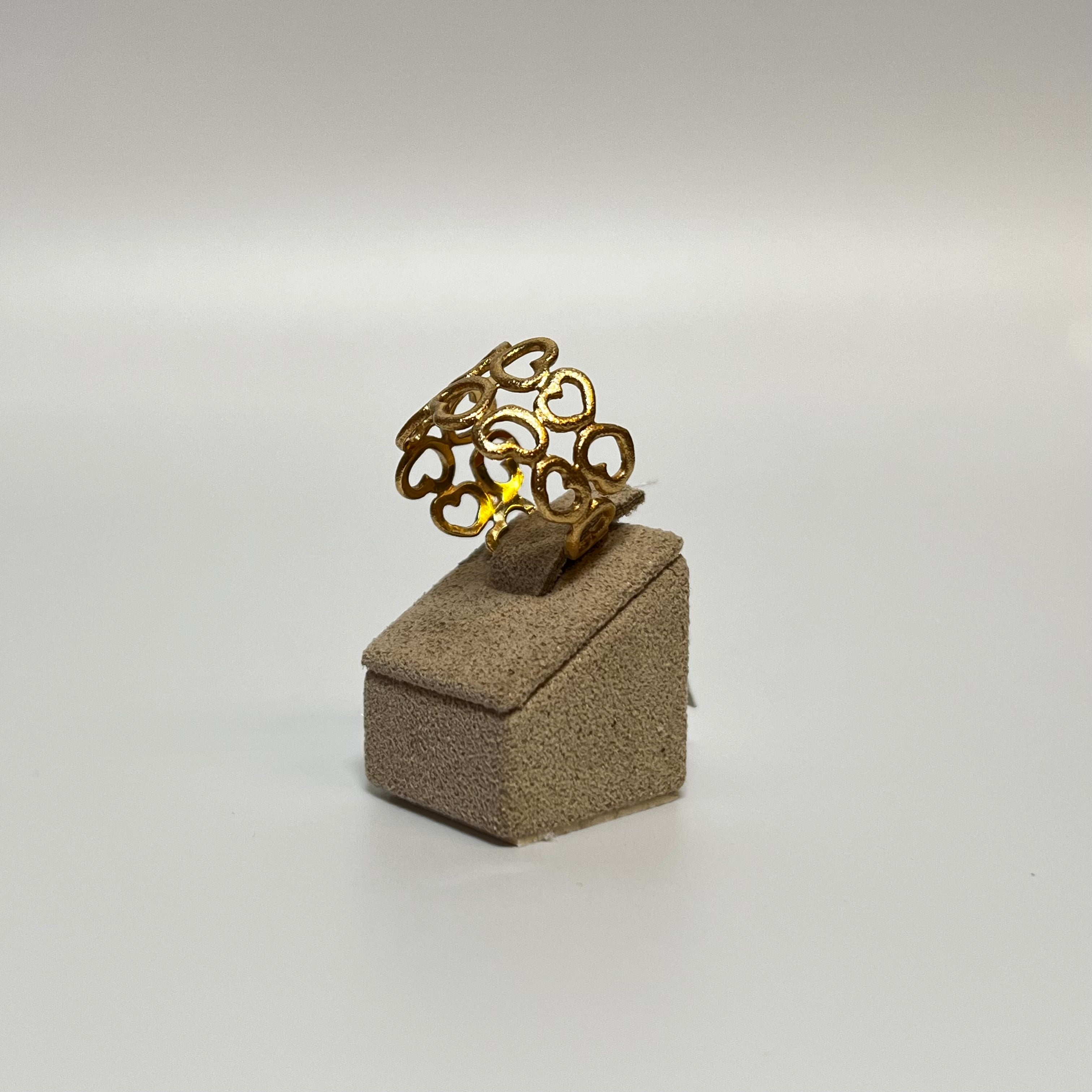 Lene Visholm Hjerte Ring 14kt - str 56