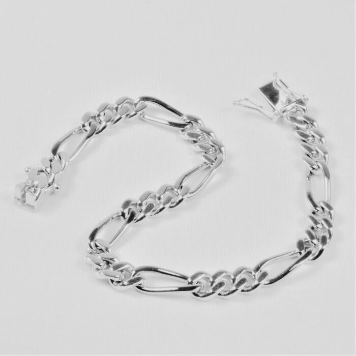 Sølv Figaro armbånd 17cm – Armbånd i sølv fra BNH SØLVKÆDER – Varenr. SF08517C