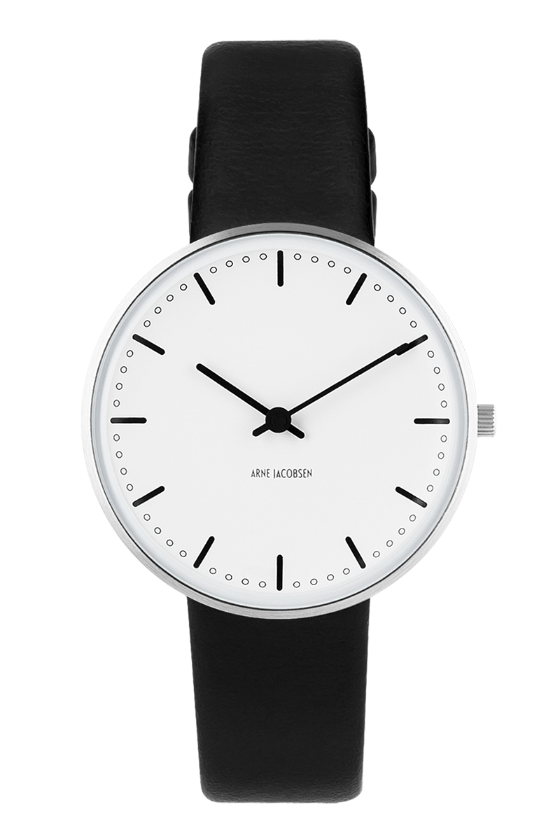 Designet af Arne Jacobsen

City Hall Hvid 34 mm