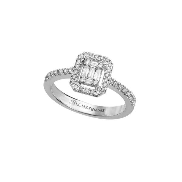 BLOMSTER RING 14KT. HVG