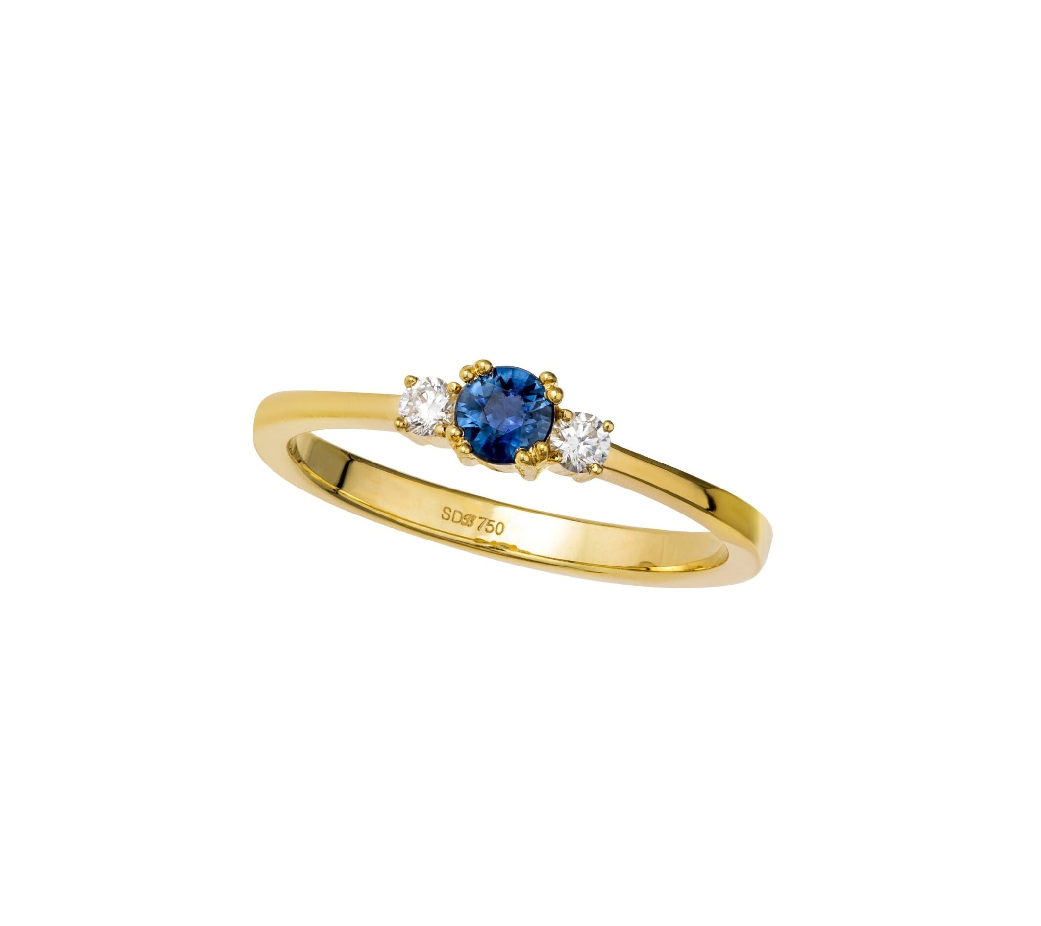 Blomster Mira ring safir