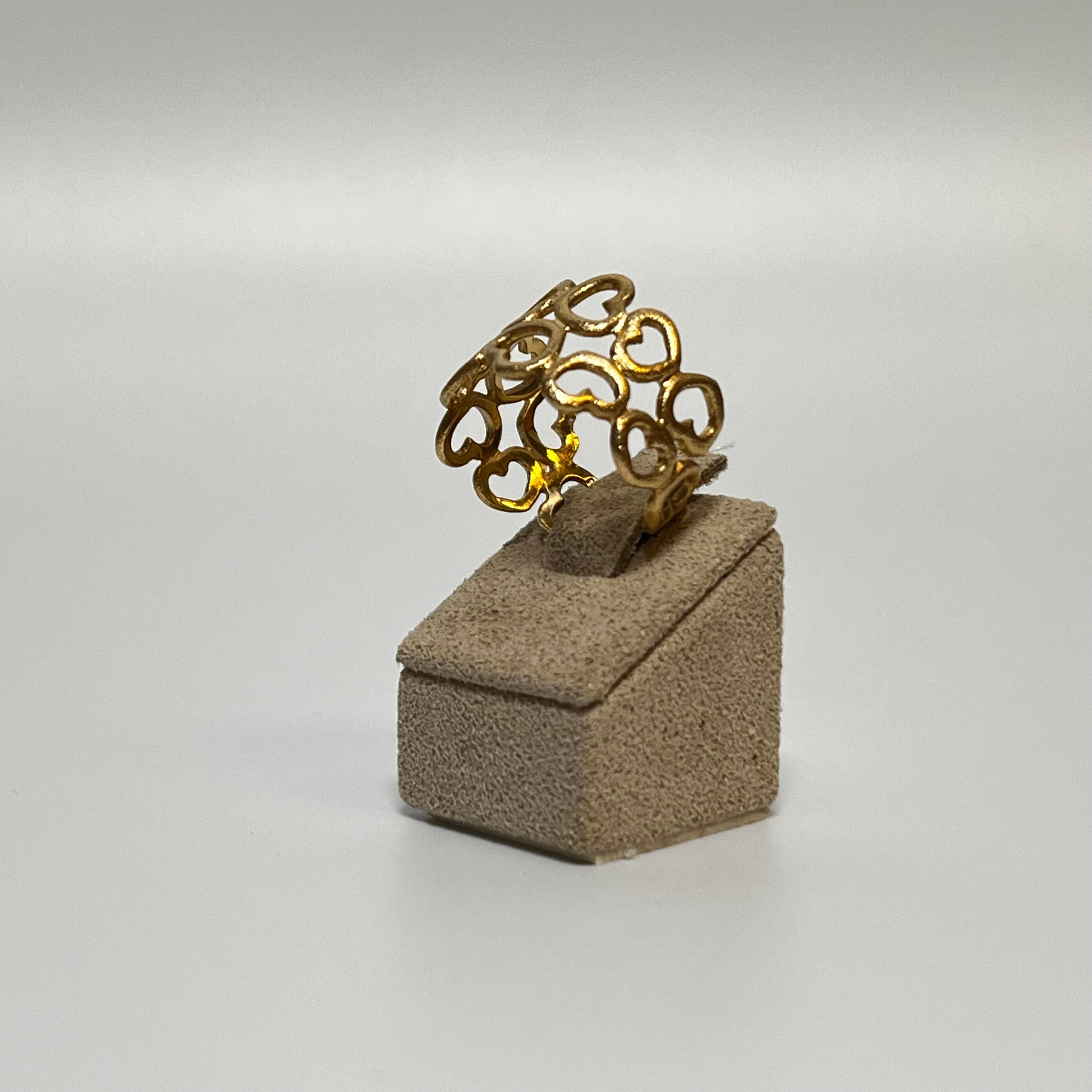 Lene Visholm Hjerte Ring 14kt - str 56