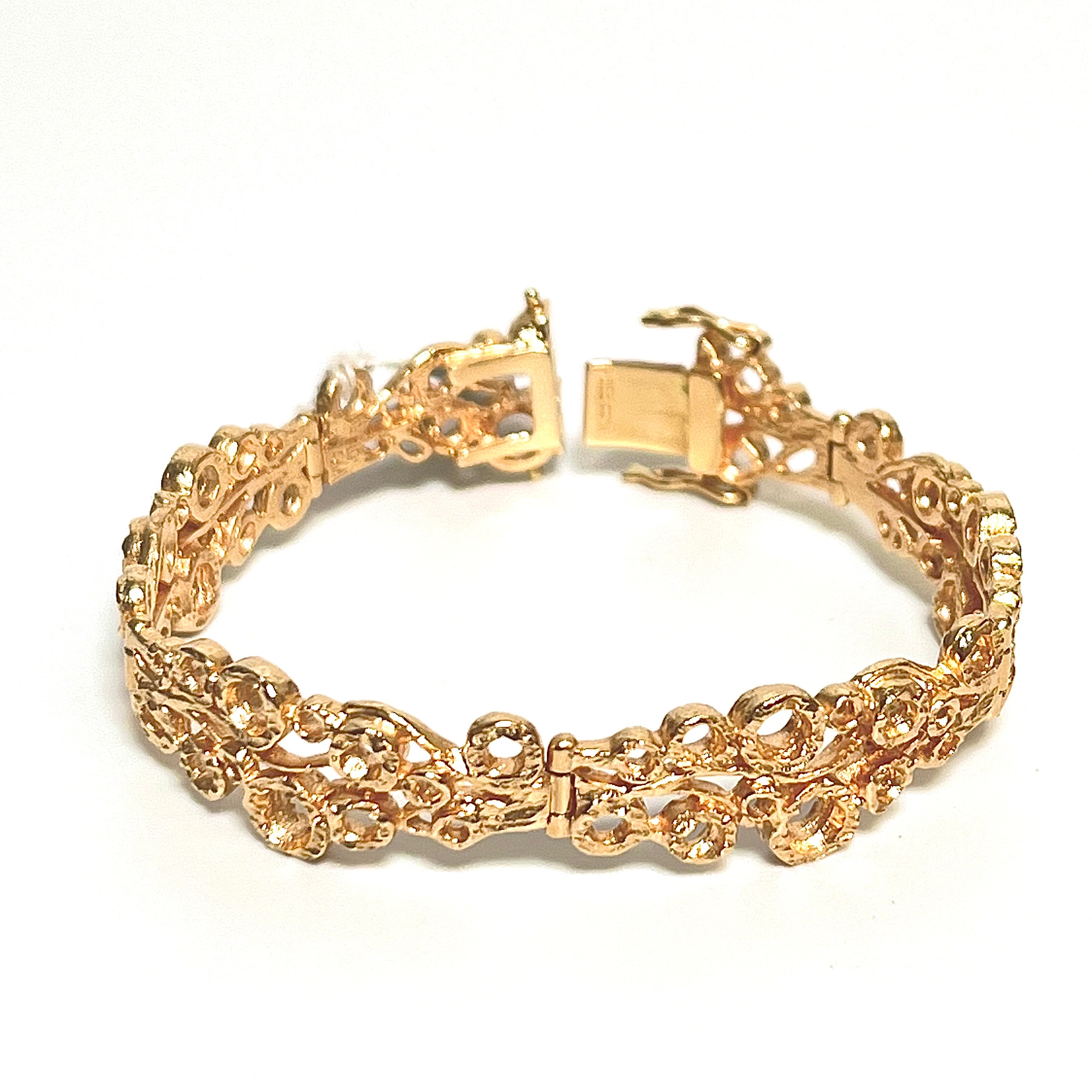 Armbånd massivt 14kt