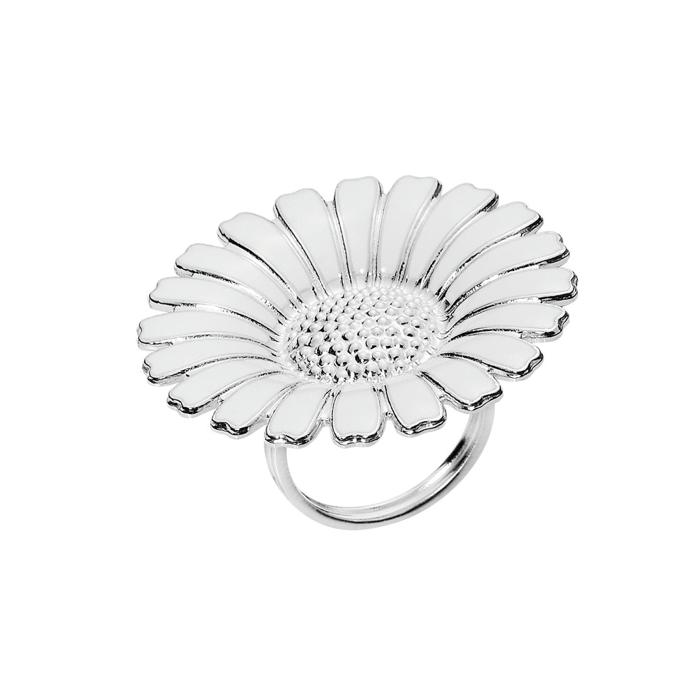 MARGUERIT-RING-36MM-MED-HVID-EMALJE-925-907036-H-2157