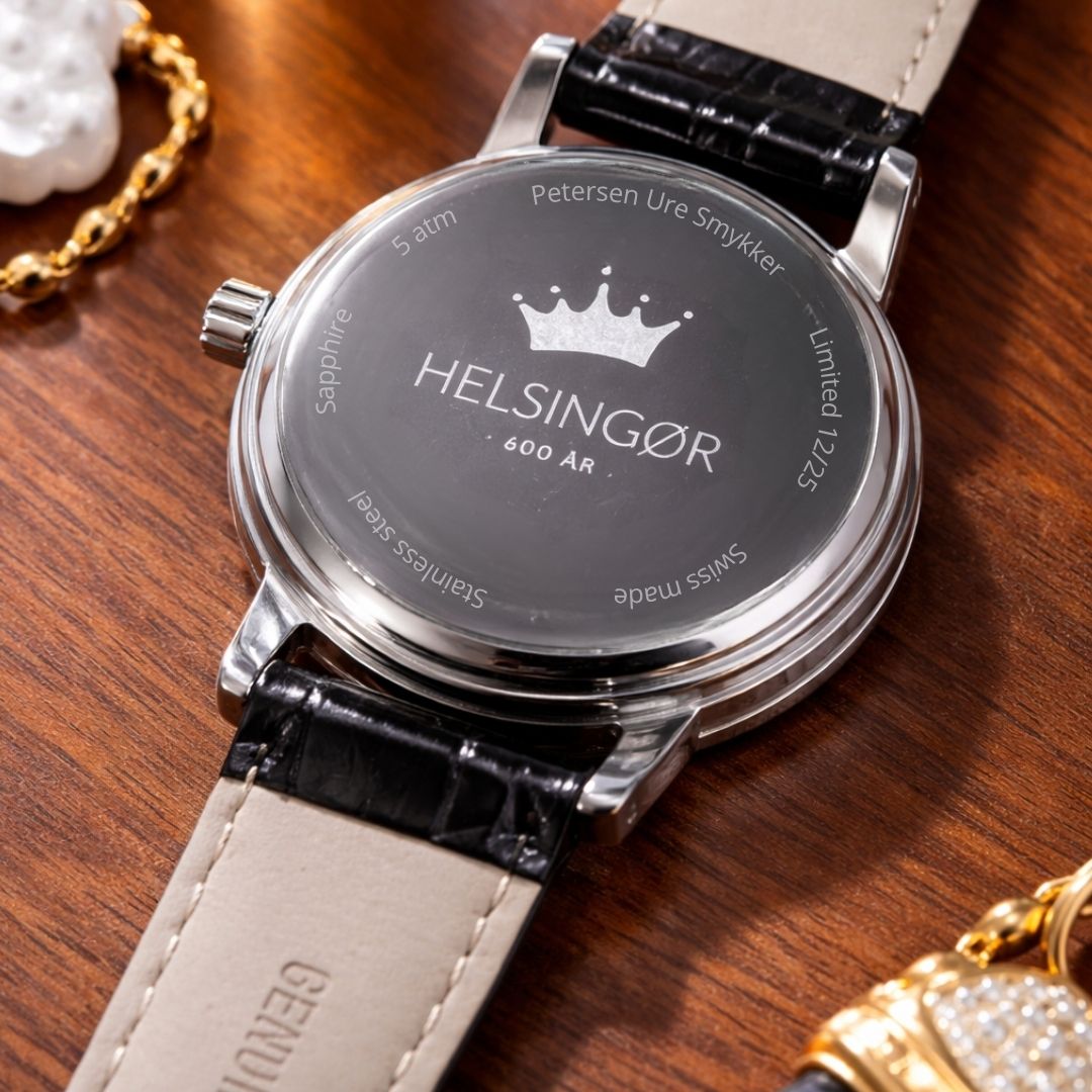 Helsingør 600'års Jubilæumsur 2026 Dame – Limited Edition 25 stk. Swiss made