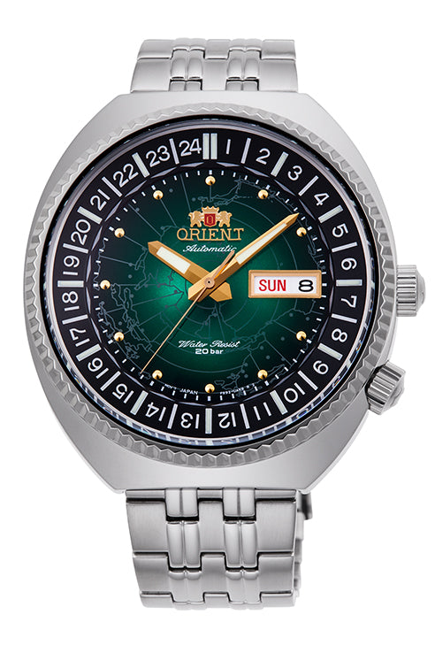 Orient Revival World Map Diver RA-AA0E02E