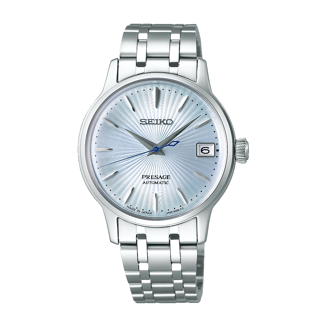 Seiko Presage SRP841J1 automatisk dameur med isblå urskive