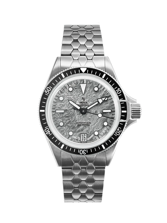 YEMA Superman Titanium MoonTide CMM.11 Limited Edition i Grade 2 titanium med måneinspireret skive