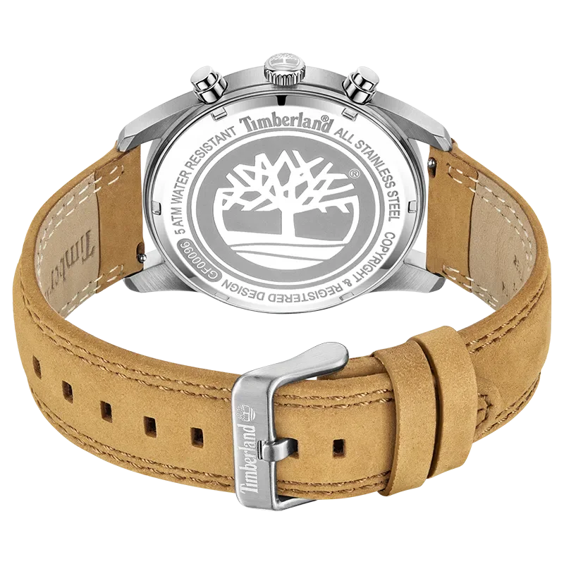 Timberland Northbridge TDWGF0009602 set bagfra med bagkasse i stål og lys brun rem med spænde