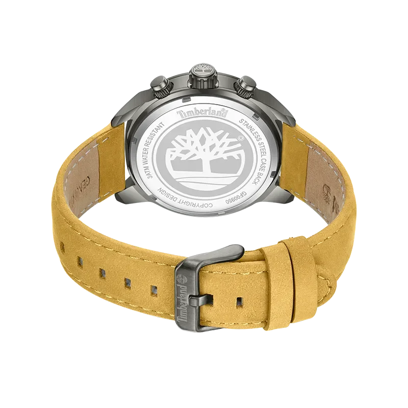 Timberland Henniker II TDWGF0095003 set bagfra med bagkasse i stål og lys brun rem med spænde