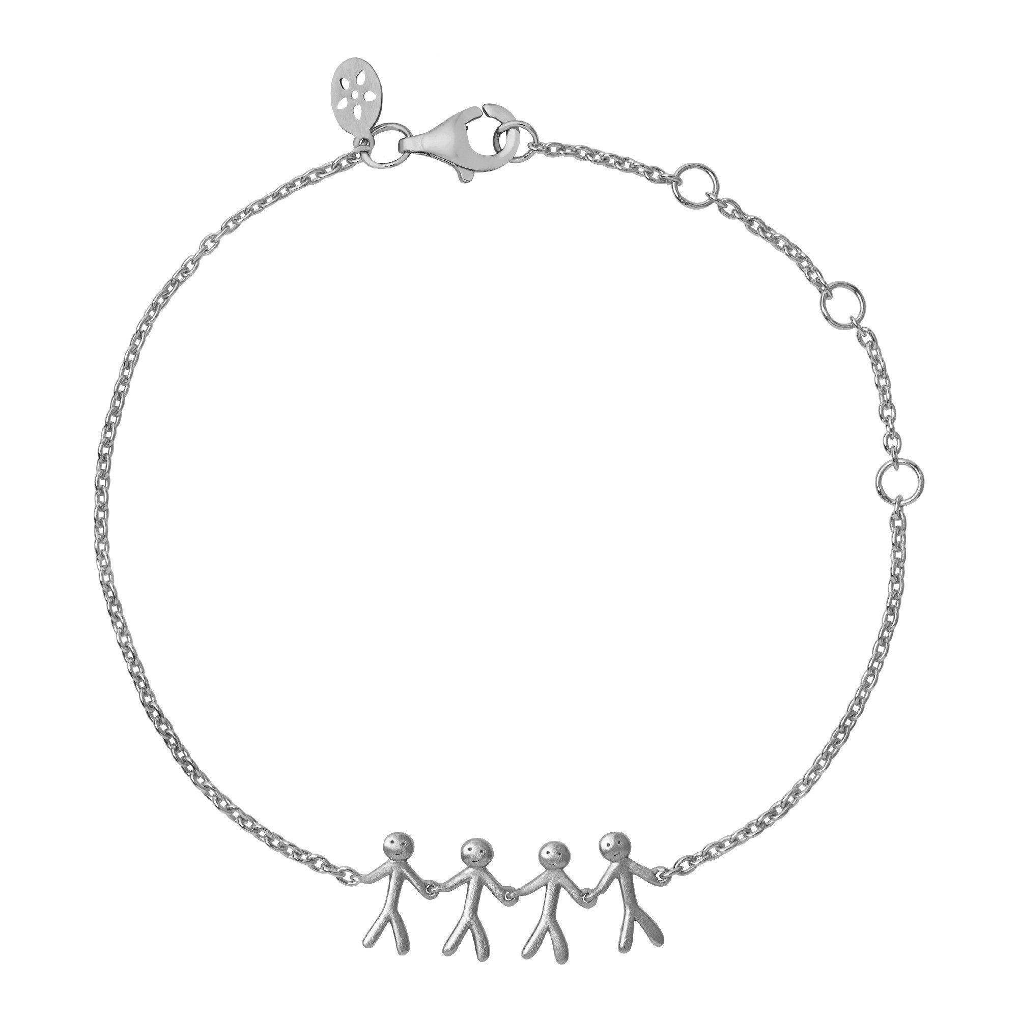 Together - Family bracelet 4 - silver 2-2004-R