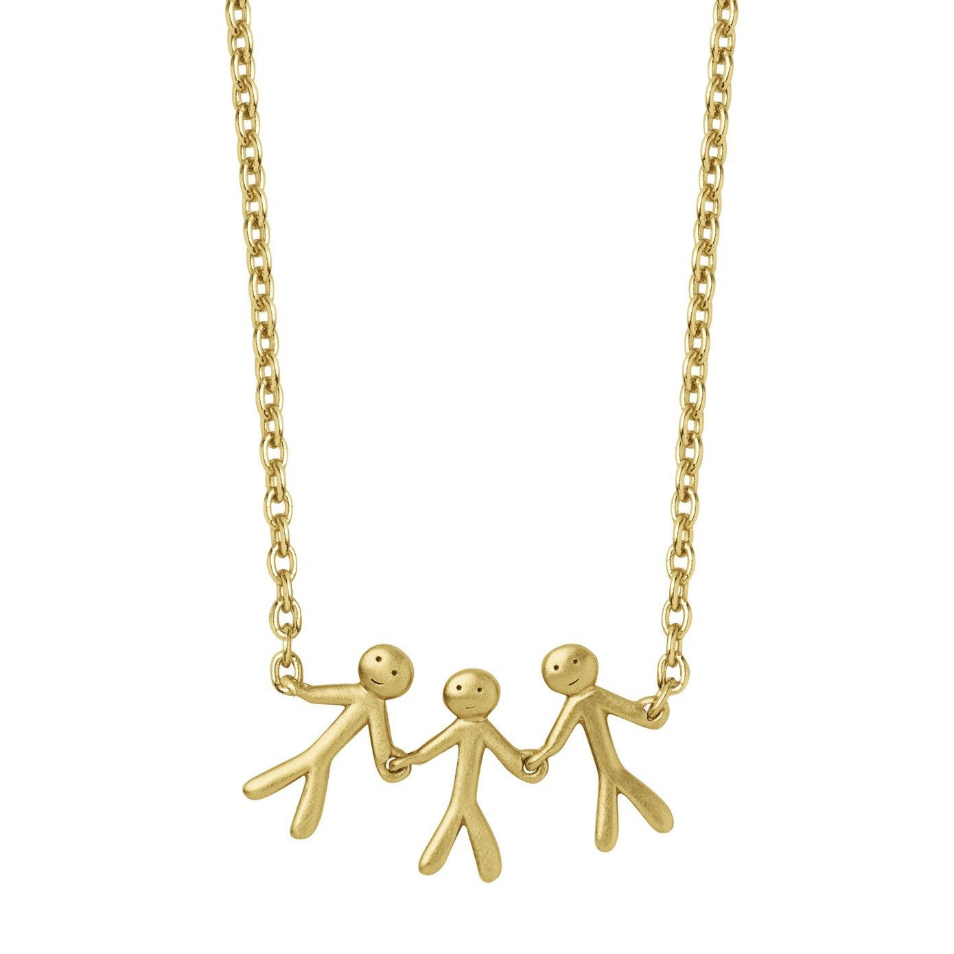 Together - Family necklace 3 - gold 3-2003-GP