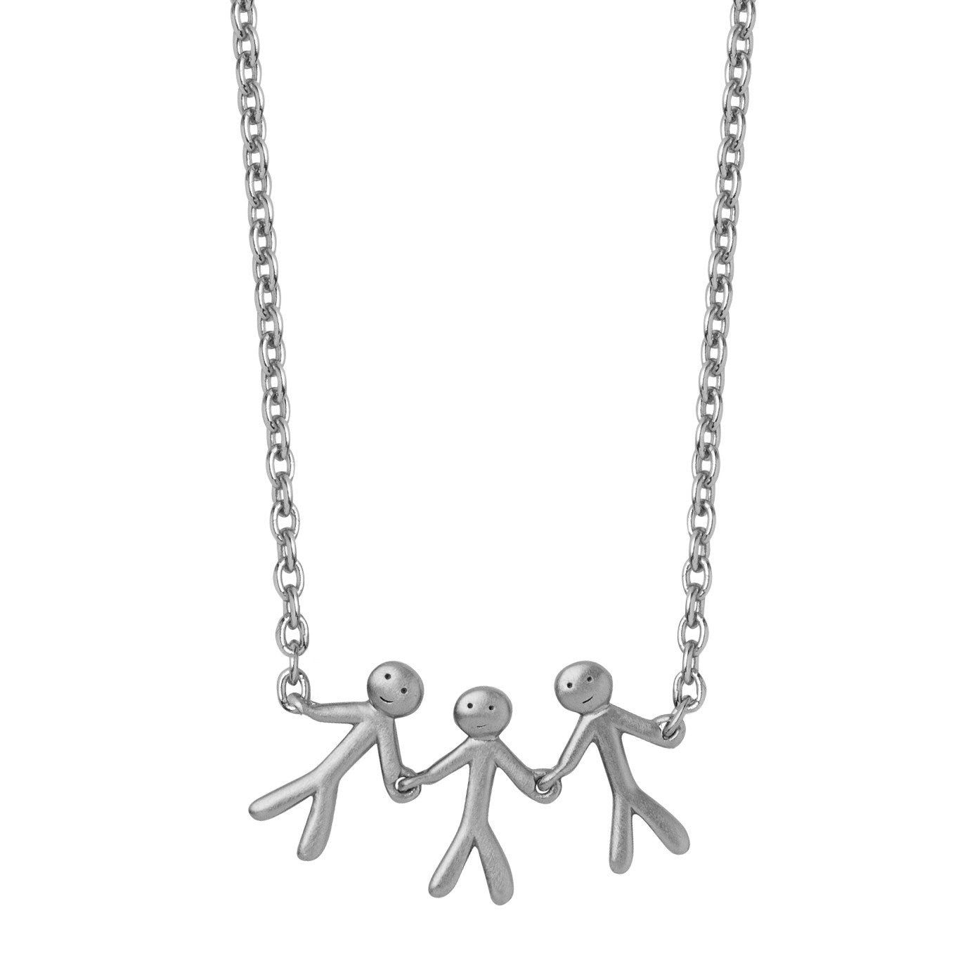 Together - Family necklace 3 - silver 3-2003-R