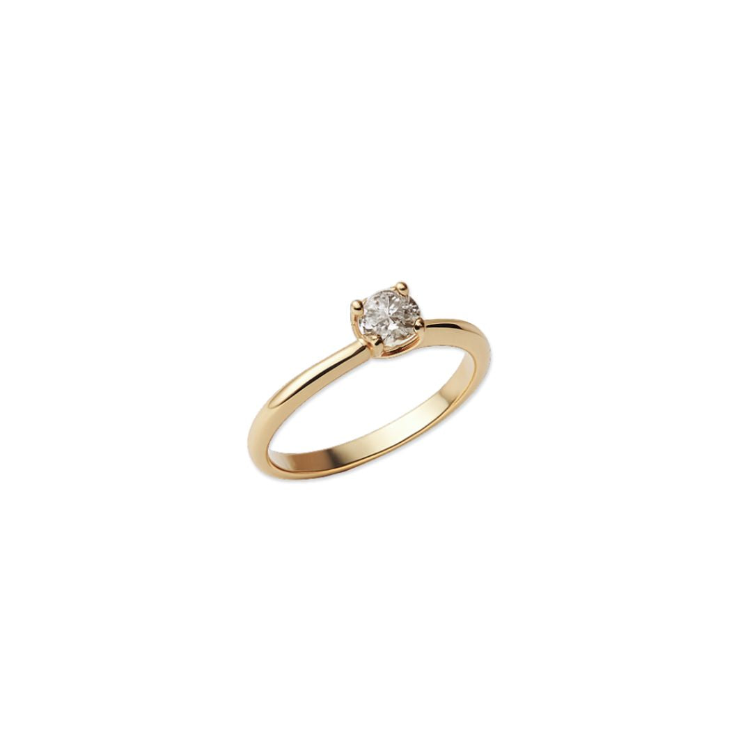 Solaris lab. diamond - Ring 14kt m. 0.25ct