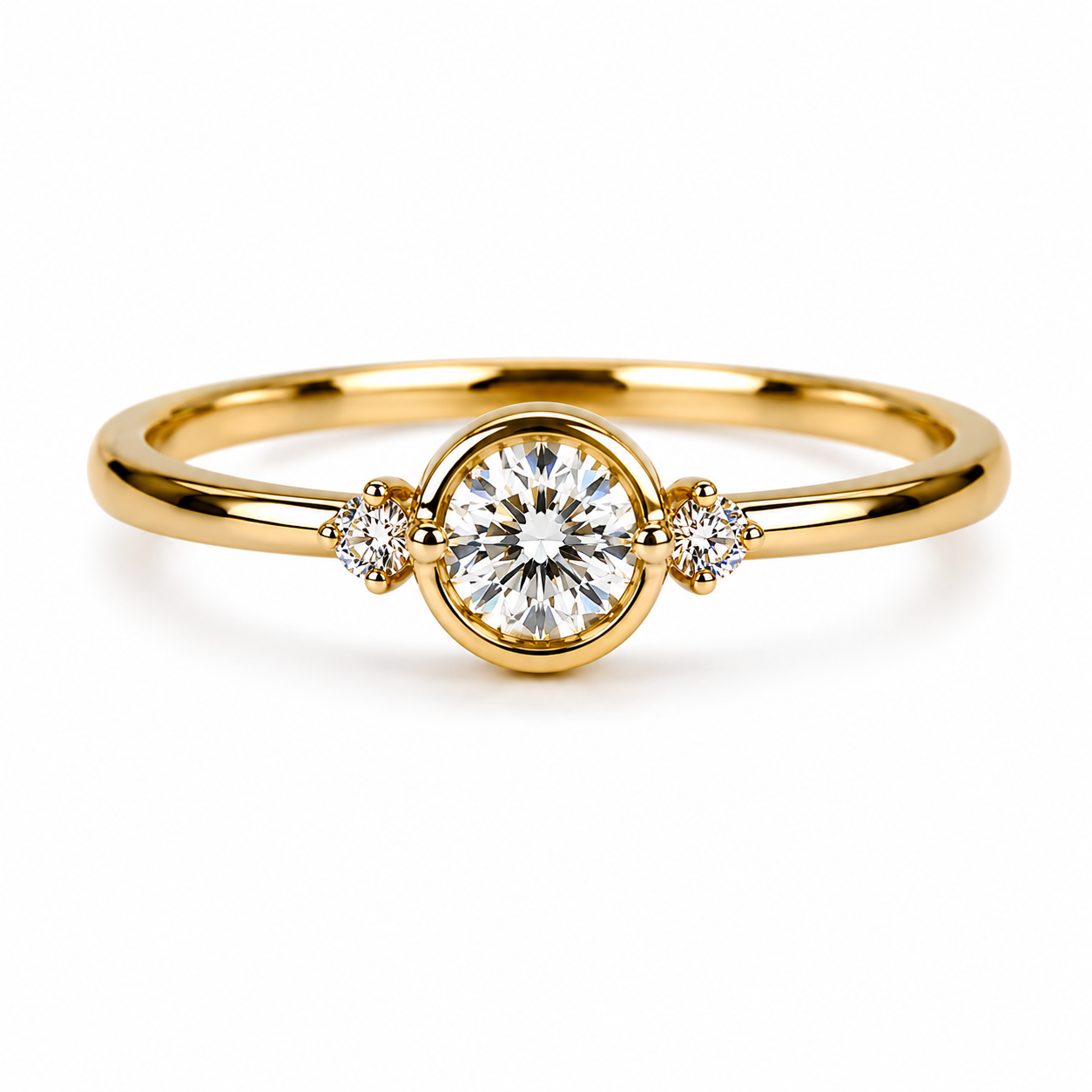Guldring 14kt str 58