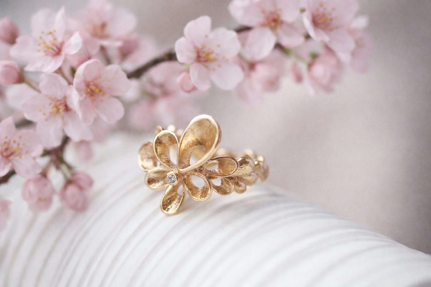 Per Borup violina ring 14kt