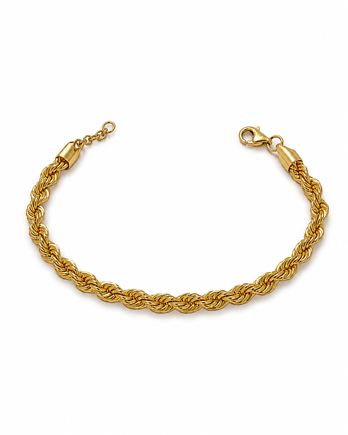 Brugt 14 kt. cordel armbånd 19+1 cm vist åbent [ai-redigeret]