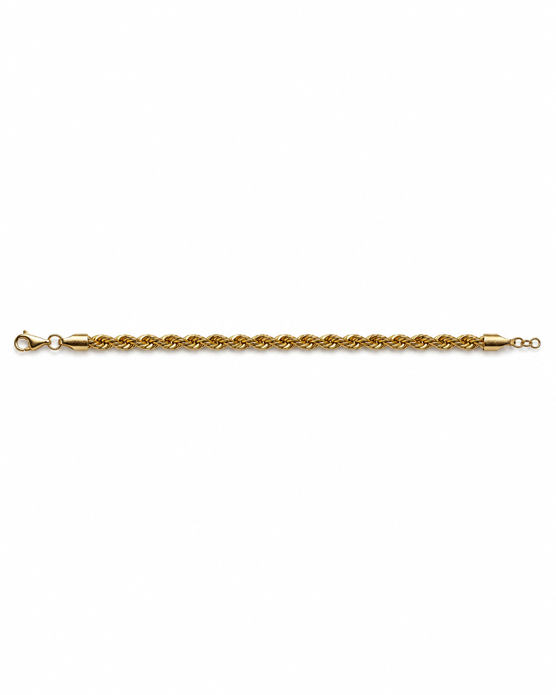 Brugt 14 kt. cordel armbånd 19+1 cm i fuld længde [ai-redigeret]