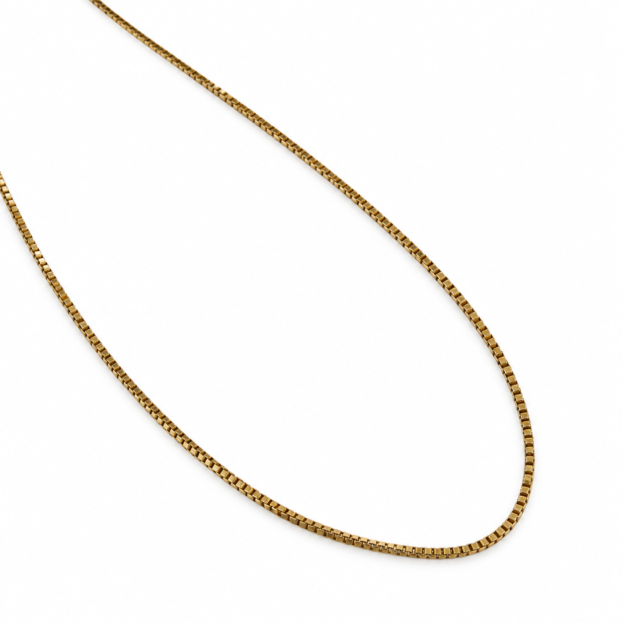 Brugt Venezia halskæde i 14 kt. guld 61 cm - BRUGT0118 [ai-redigeret]