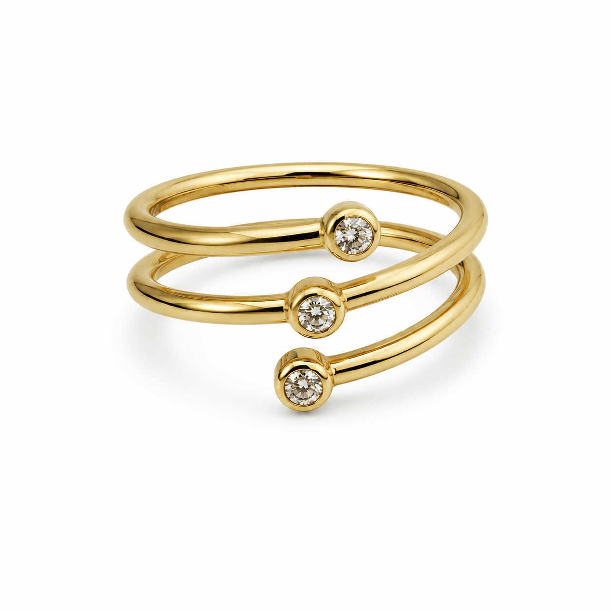 Laxmi 14kt Diamant ring