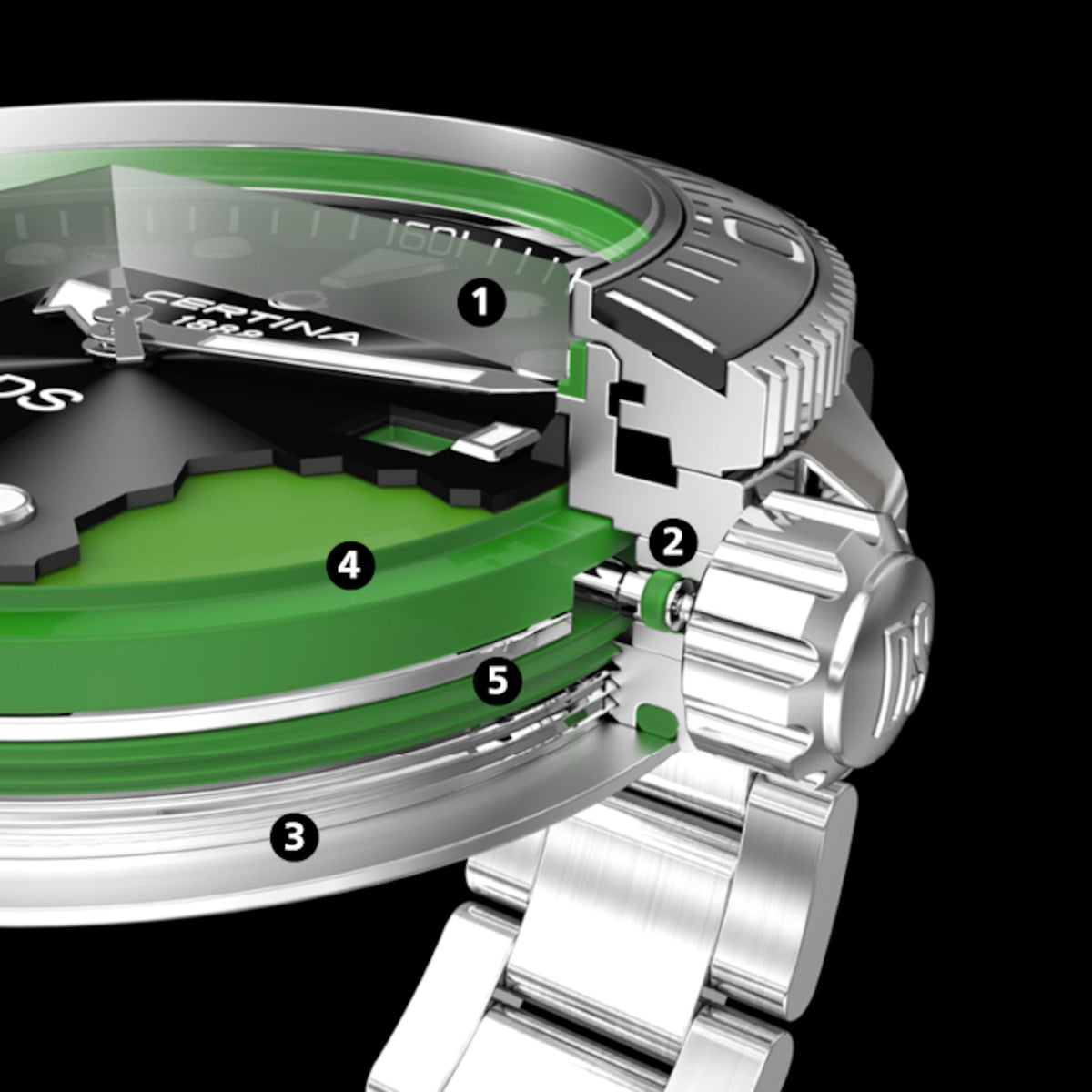 Certina DS Action Diver 38 mm - C048.807.33.051.01